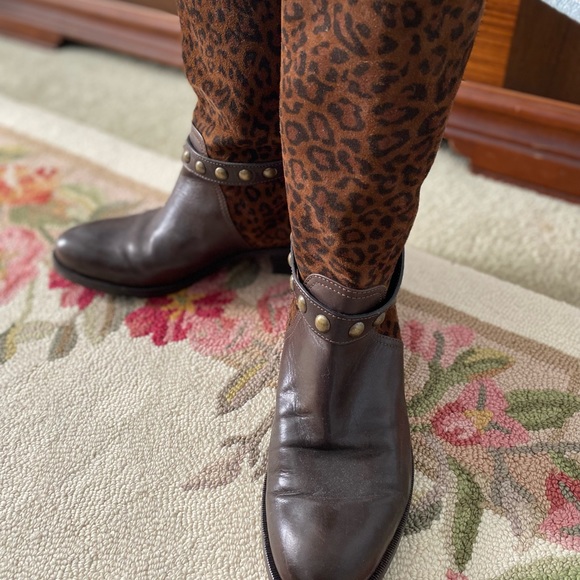 Italian Boots, Brown Leather Excellent condition - Picture 2 of 3